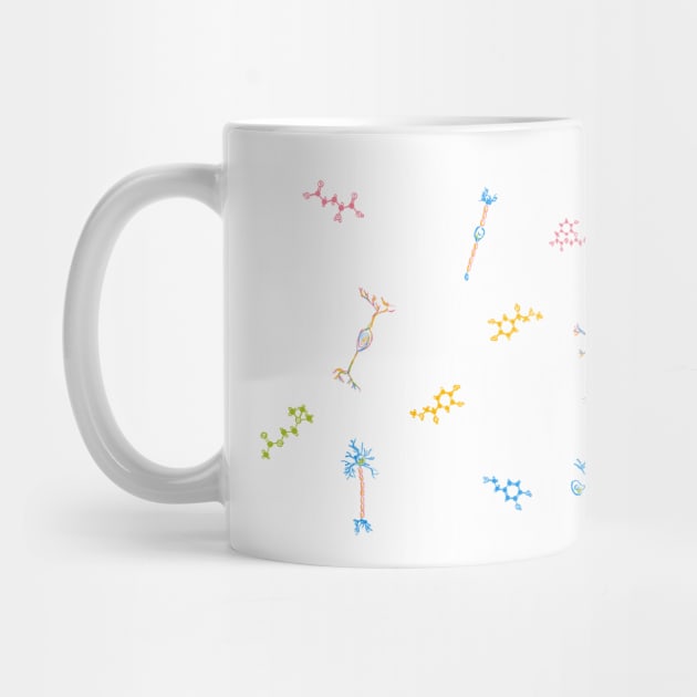 Neurons and Neurotransmitters White by MSBoydston